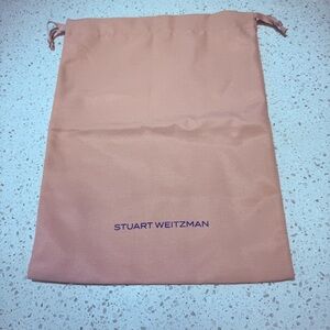 Stuart Weitzman dusty pink dust Drawstring Bag